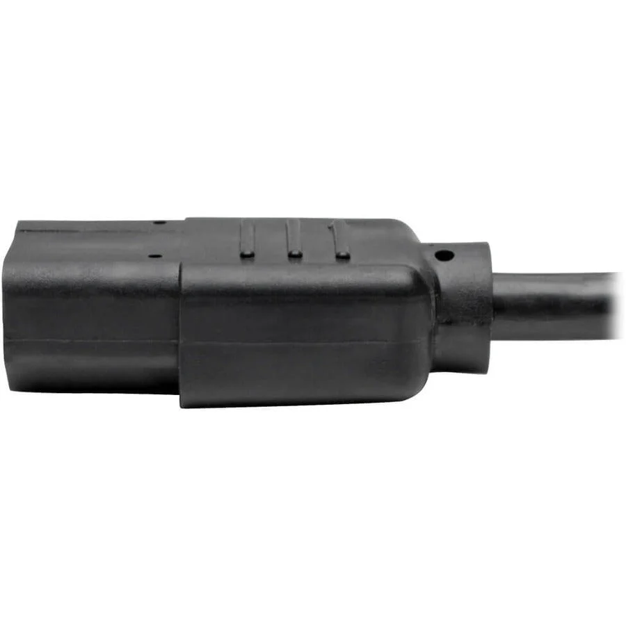 Tripp Lite P006-006 6ft 18AWG 10A Black NEMA 5-15P Male to C13 Female Desktop Computer AC Power Cable - Image 2