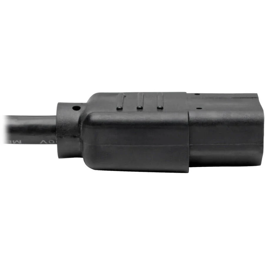 Tripp Lite P006-025 25ft 18AWG 10A Black NEMA 5-15P Male to IEC-320-C13 Female Desktop Computer AC Power Cable - Image 5