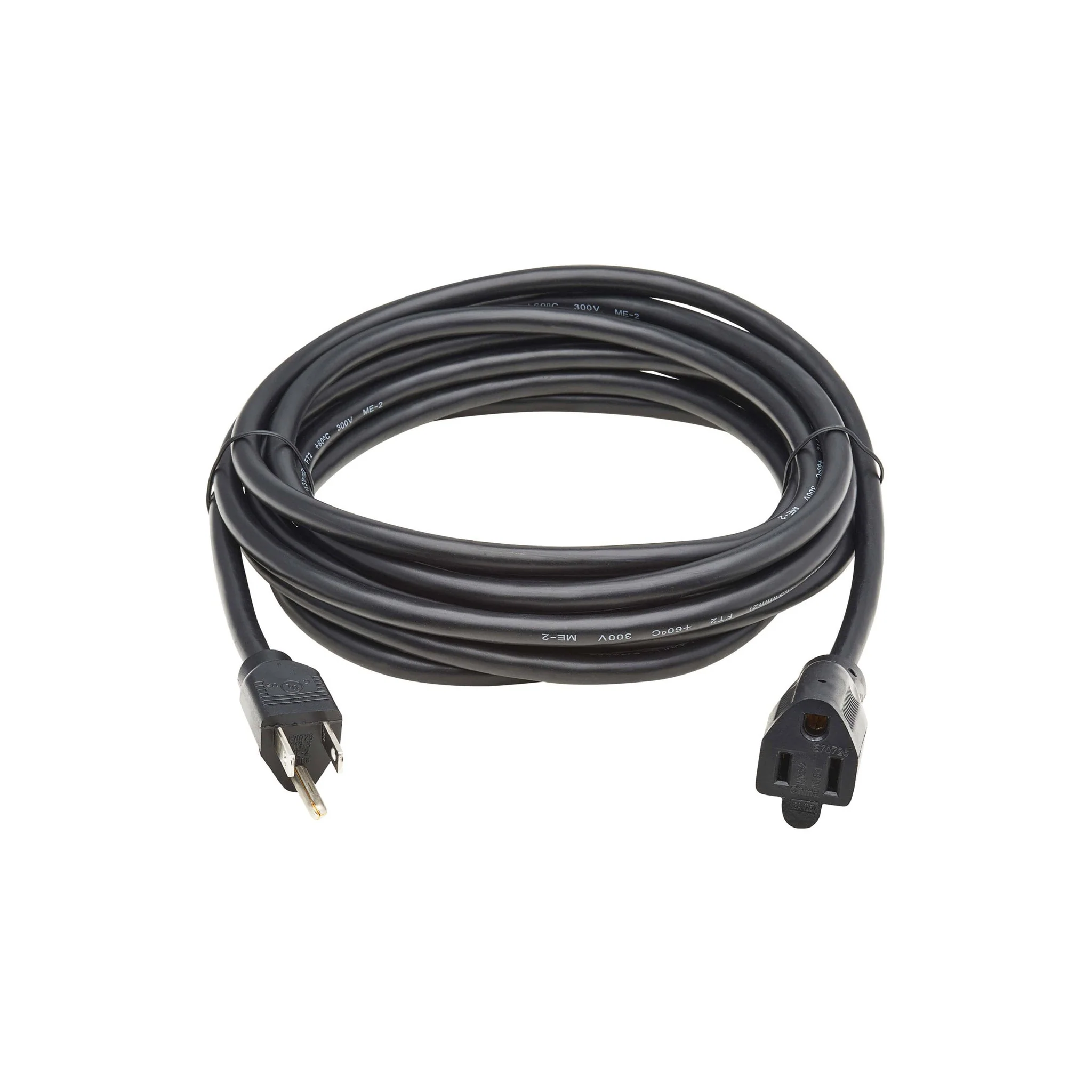 Tripp Lite P022-015-13A 15ft 16AWG 120V 13A NEMA 5-15P to NEMA 5-15R Power Extension Cord - Black - Image 2