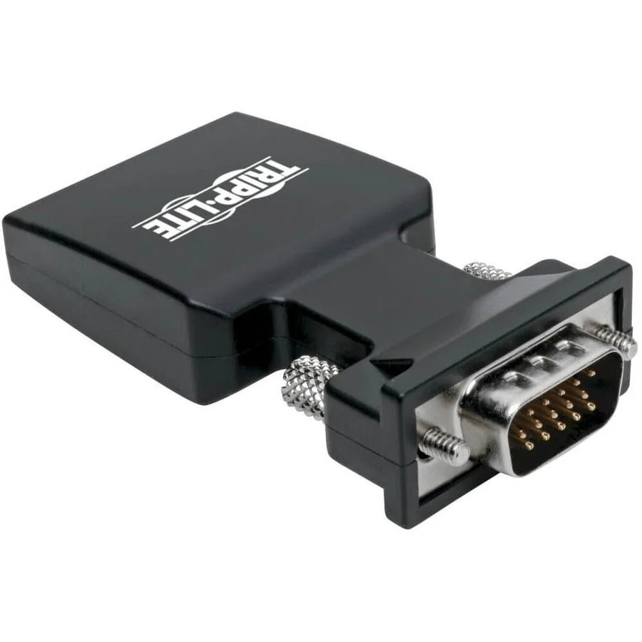 Tripp Lite P131-000-A-DISP HDMI Female to VGA Male Active Adapter Video Converter with Audio - Image 2