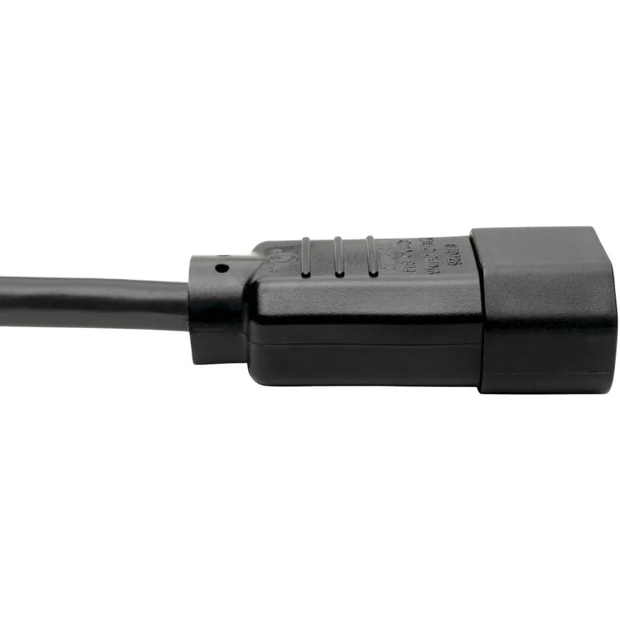 Tripp Lite Power Cord Adapter 16AWG 12A 125V IEC-320-C14 to NEMA 5-15R 2' - Image 4