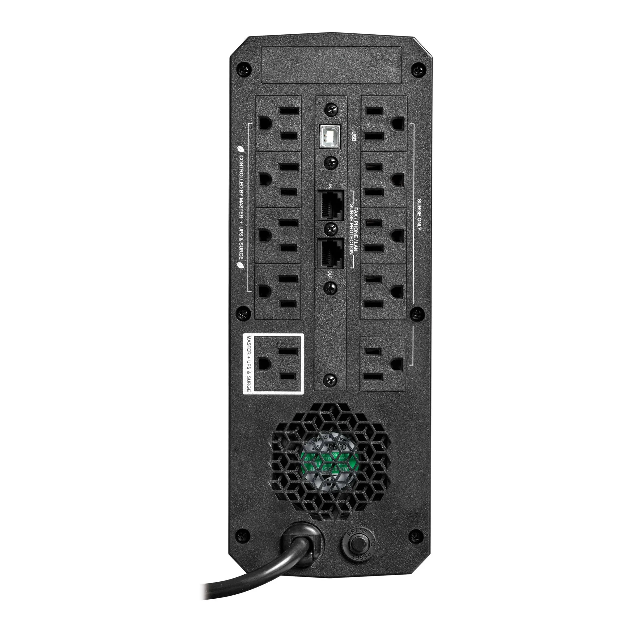Tripp Lite SMART1500PSGLCD 1500VA 900W 120V Pure Sine Wave Gaming UPS Battery Backup - Image 2