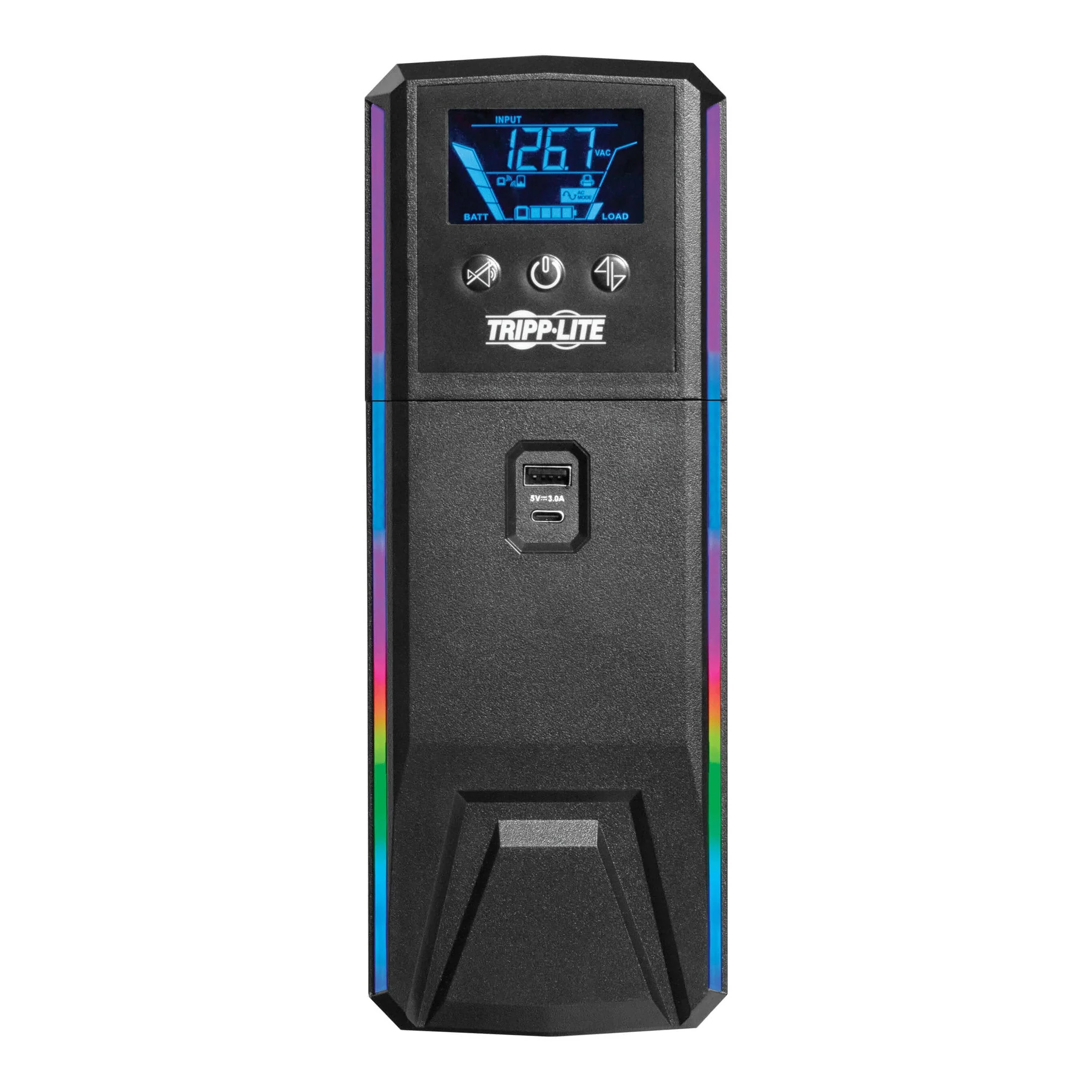Tripp Lite SMART1500PSGLCD 1500VA 900W 120V Pure Sine Wave Gaming UPS Battery Backup - Image 4