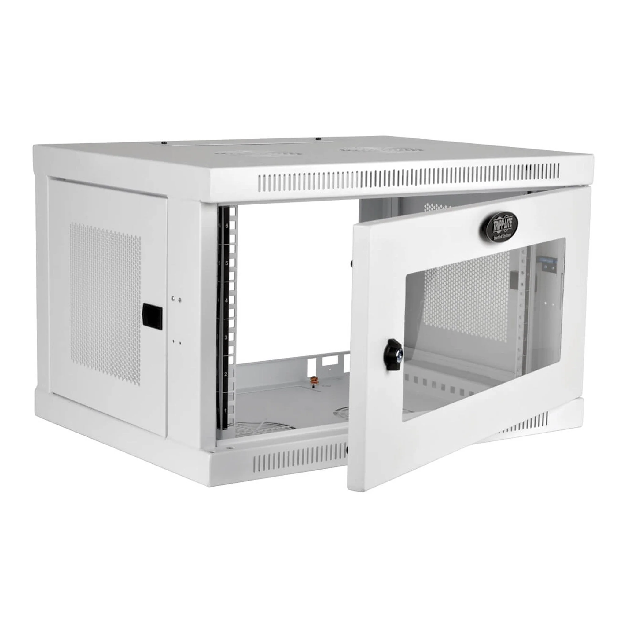Tripp Lite SRW6UWG 6U Low-Profile Wall-Mount SmartRack Enclosure with Acrylic Window - White - Image 3