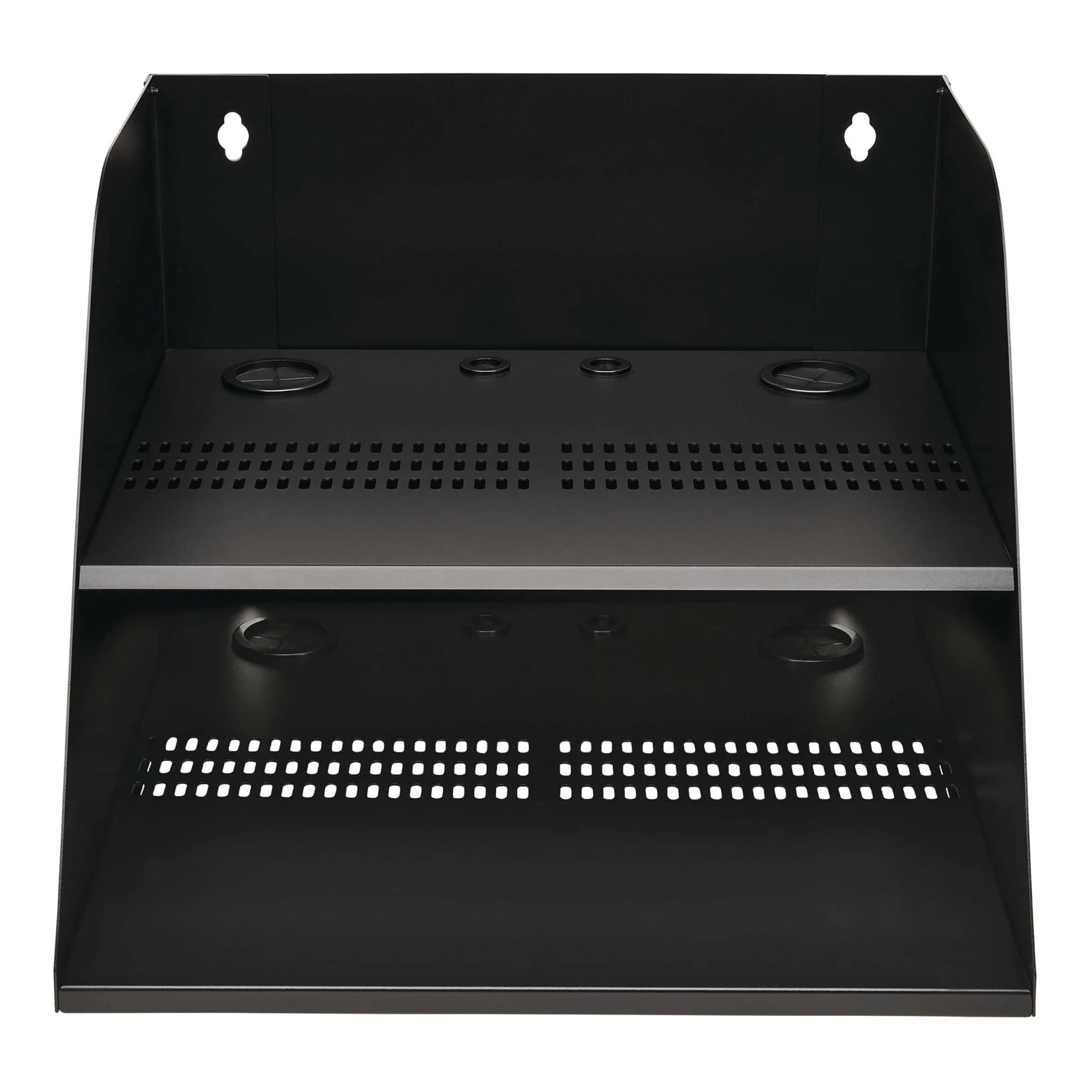 Tripp Lite SRWOSHELFLG 20" Wall-Mount Double Shelf for IT Equipment - Black - Image 2