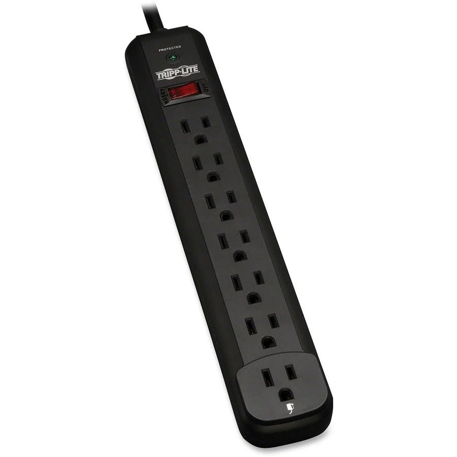 Tripp Lite Surge Protector Strip 120V 7 Outlet 12ft Cord 1080 Joule Black