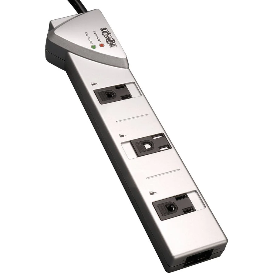 Tripp Lite Surge Protector Strip 120V 7 Outlet RJ11 7ft Cord 1080 Joule