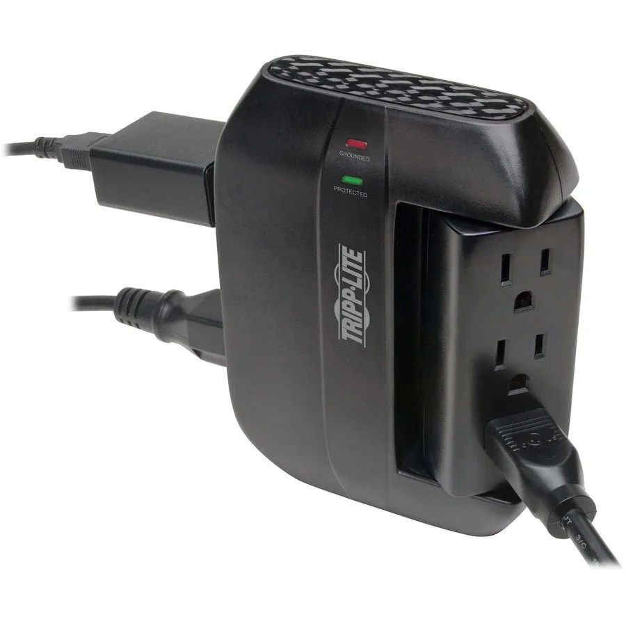 Tripp Lite Surge Protector Swivel 6 Outlet Wallmount Direct Plug In 120V BK - Image 4