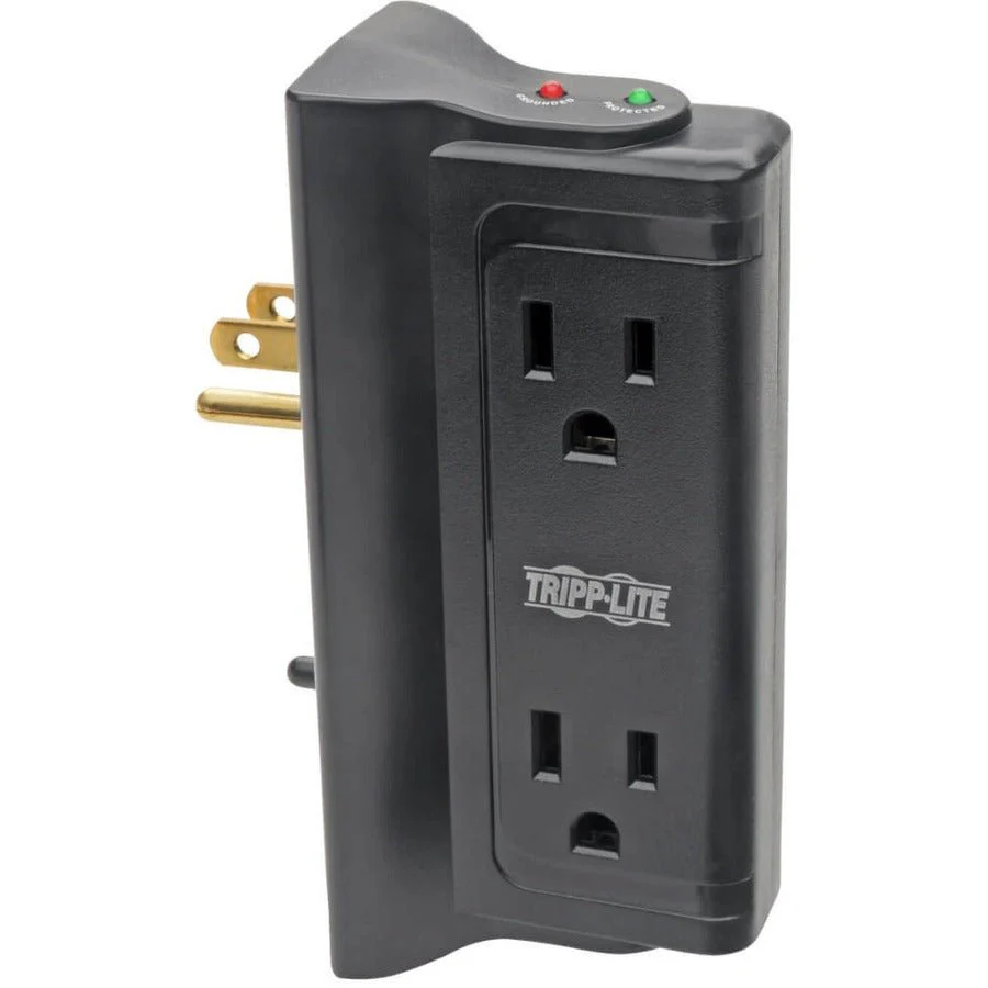 Tripp Lite Surge Protector Wallmount Direct Plug In 120V 4 Outlet 670 Joule