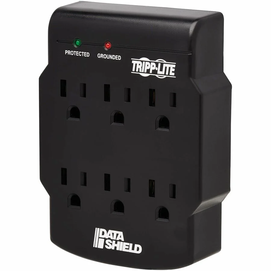 Tripp Lite Surge Protector Wallmount Direct Plug In 120V 6 Outlet 540 J BLK - Image 3