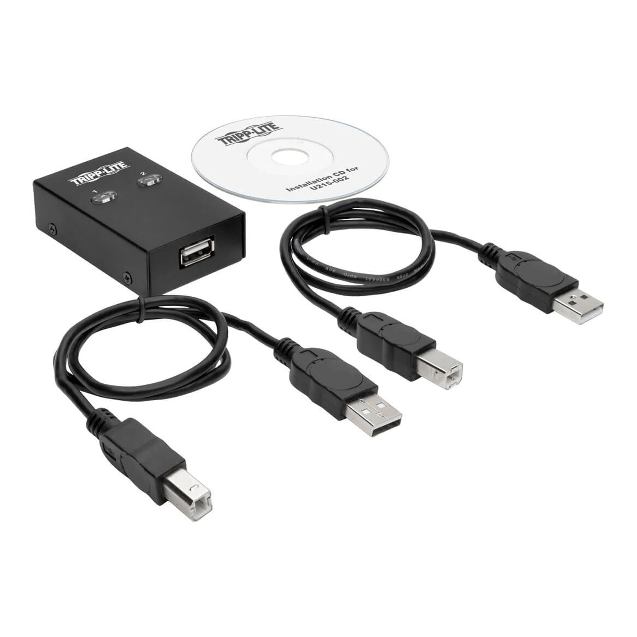 Tripp Lite U215-002 2-Port USB 2.0 Printer/Peripheral Sharing Switch - Image 5
