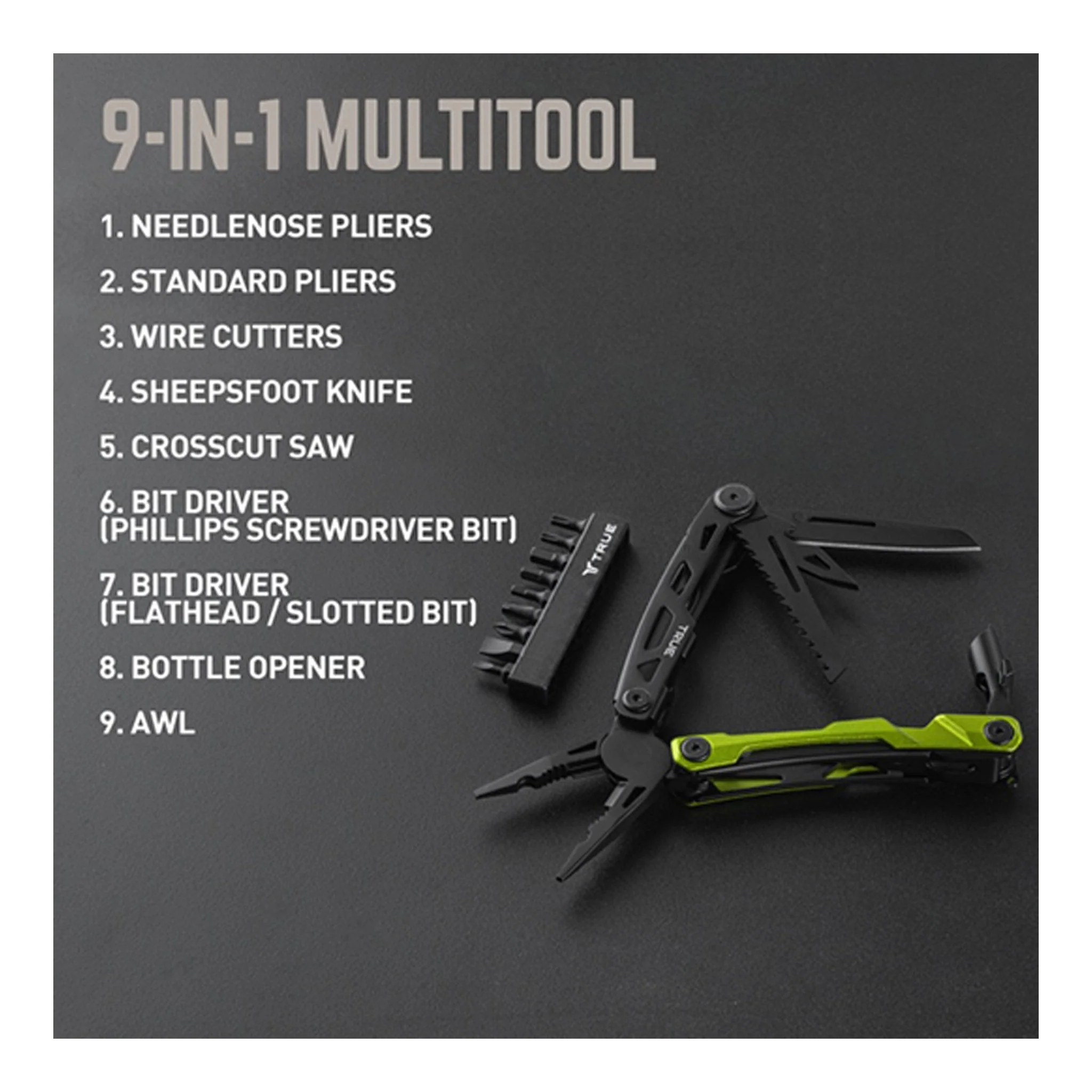 TRUE TRU-BND-0003 5-Piece DIY Utility Kit - Image 5