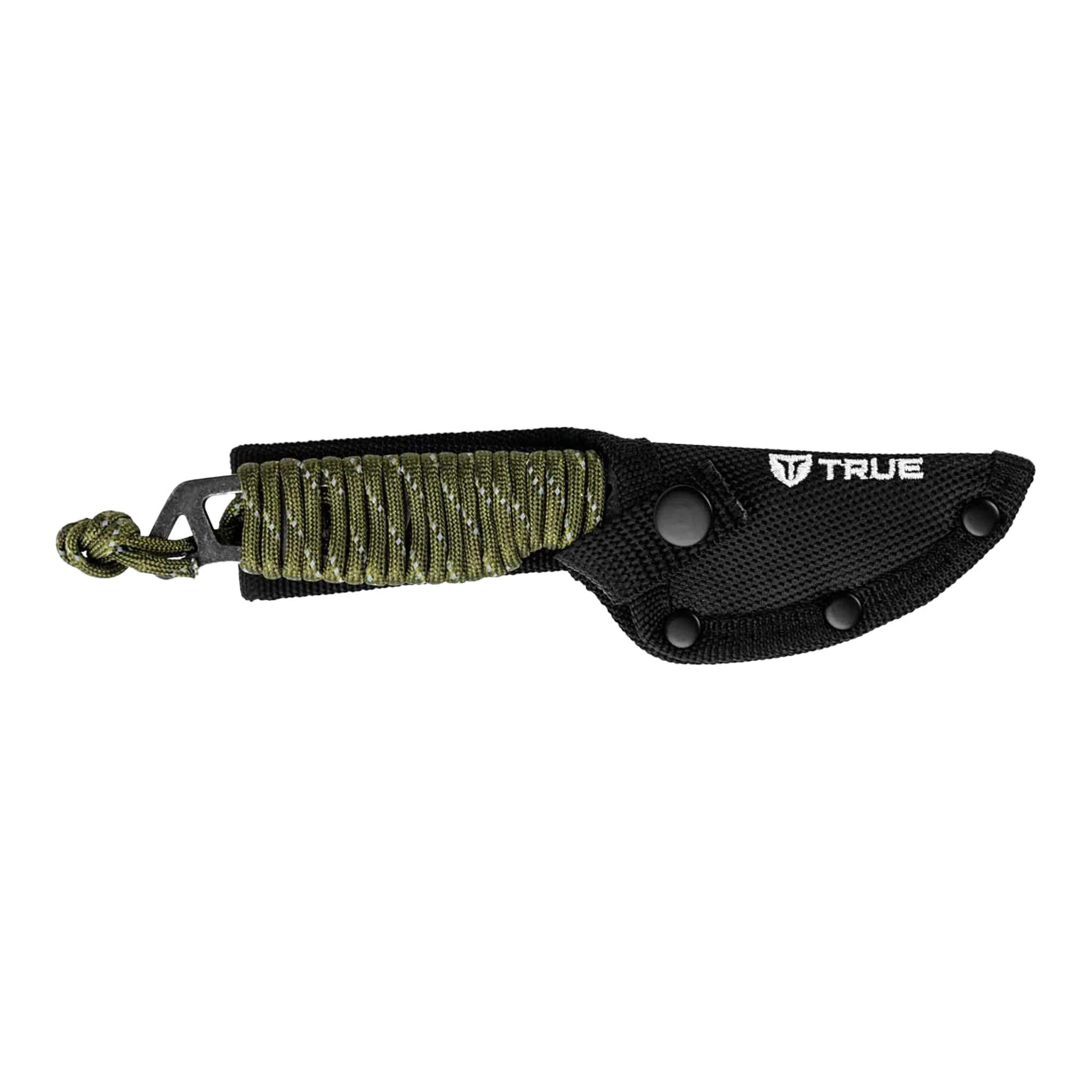 TRUE TRU-FXK-1020 2.4" Stonewashed Paracord Wrapped NEKKID Fixed Blade Knife - Image 3