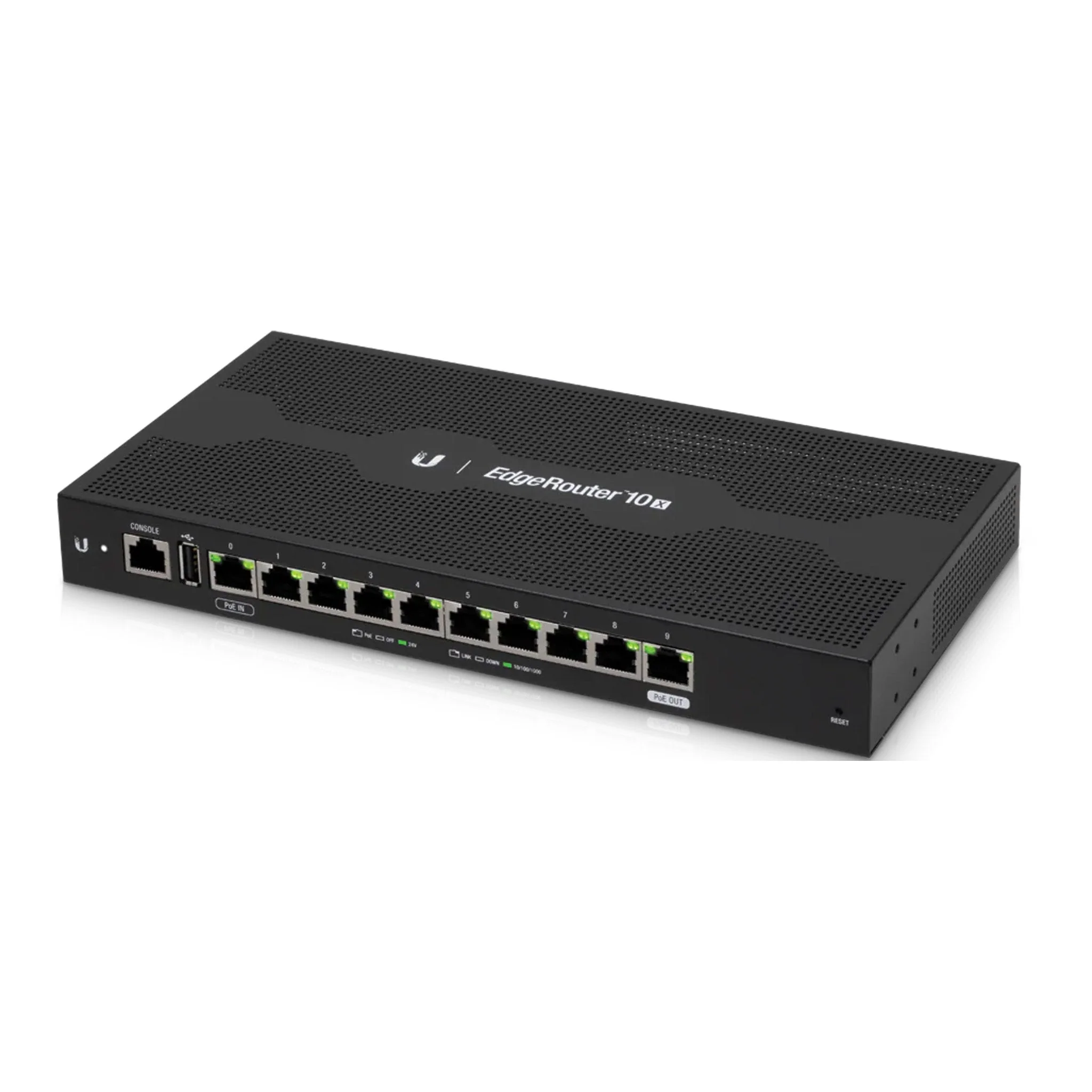 Ubiquiti ER-10X EdgeRouter 10X 10-Port High-Performance Gigabit Router with PoE Flexibility
