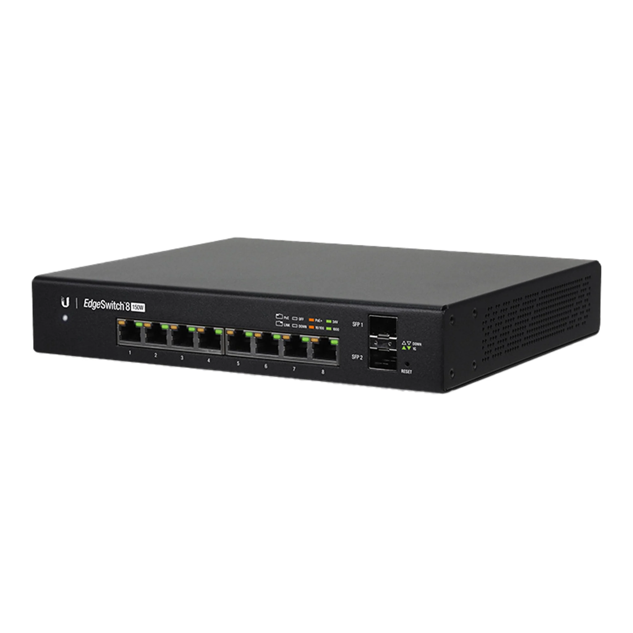 Ubiquiti ES-8-150W 8-Port Managed PoE+ Gigabit EdgeSwitch with SFP - 150W