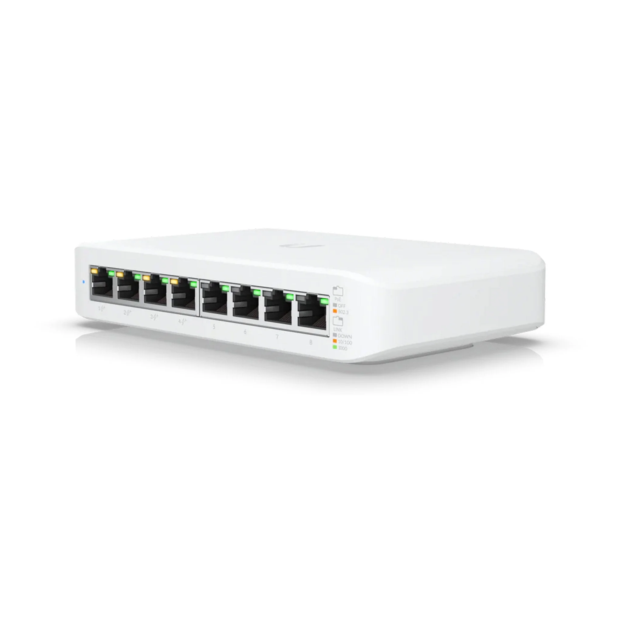 Ubiquiti USW-Lite-8-POE 8-Port UniFi Switch Lite 8 PoE with Four Auto-Sensing 802.3at PoE+