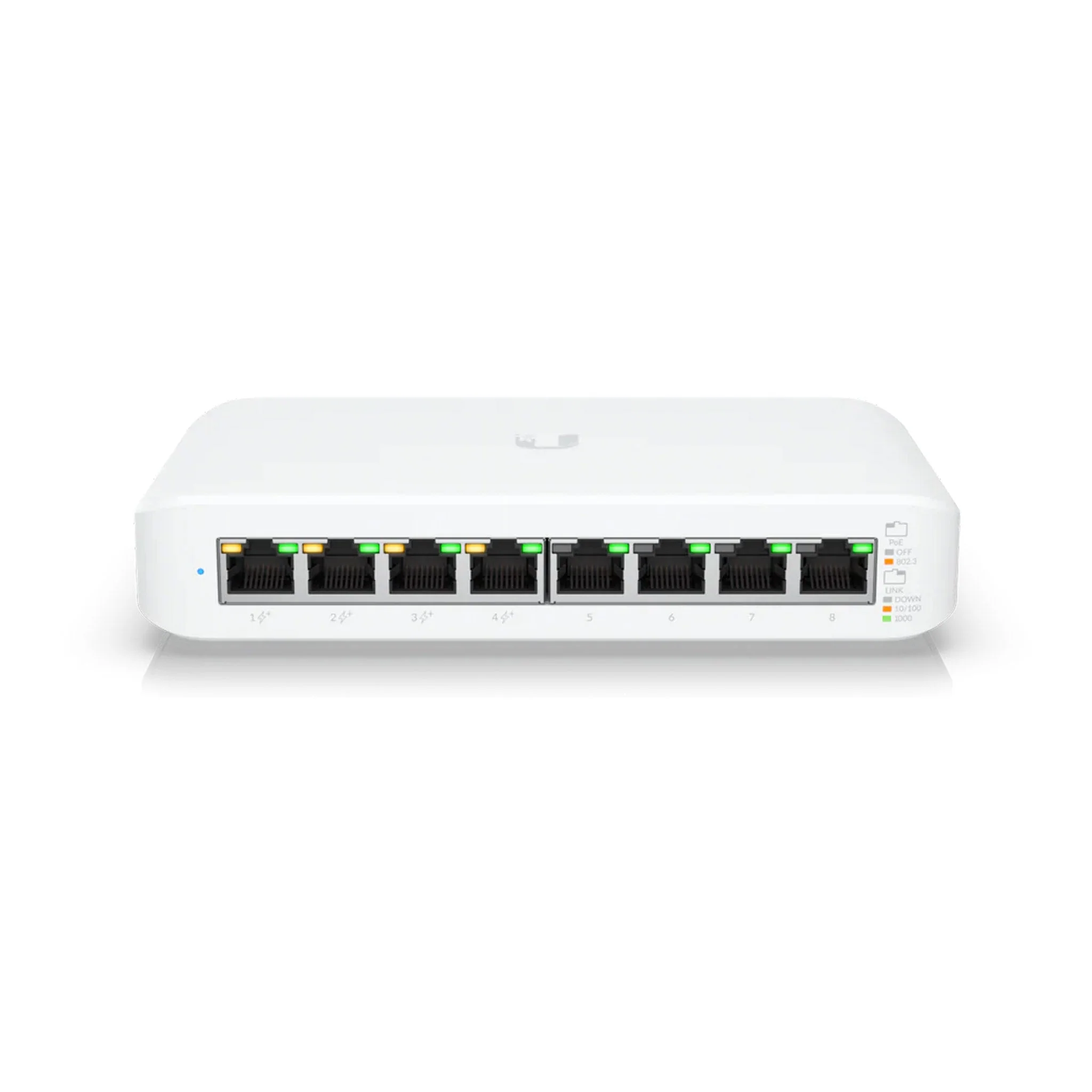 Ubiquiti USW-Lite-8-POE 8-Port UniFi Switch Lite 8 PoE with Four Auto-Sensing 802.3at PoE+ - Image 2