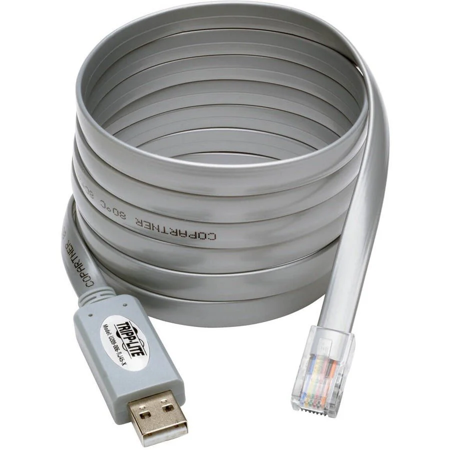Tripp Lite U209-006-RJ45-X USB to RJ45 Cisco Serial Rollover Cable USB Type A RJ45 M/M 6 ft - Image 3