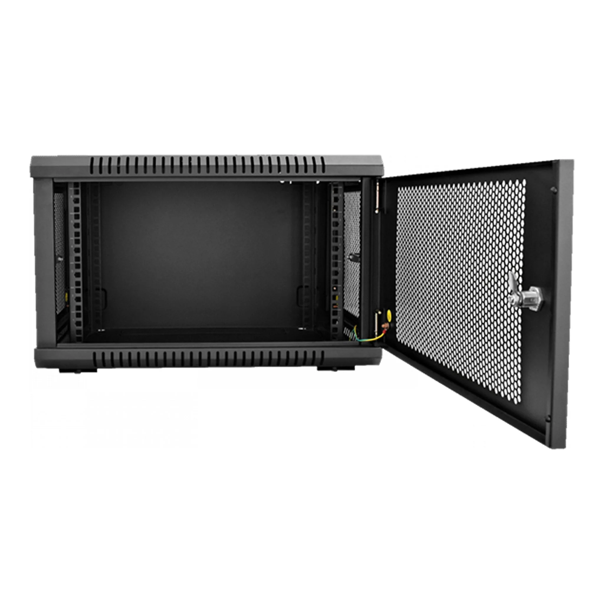 V7 RMWC6U-1N 6U Vented Wall Mount Rack Enclosure - Image 2
