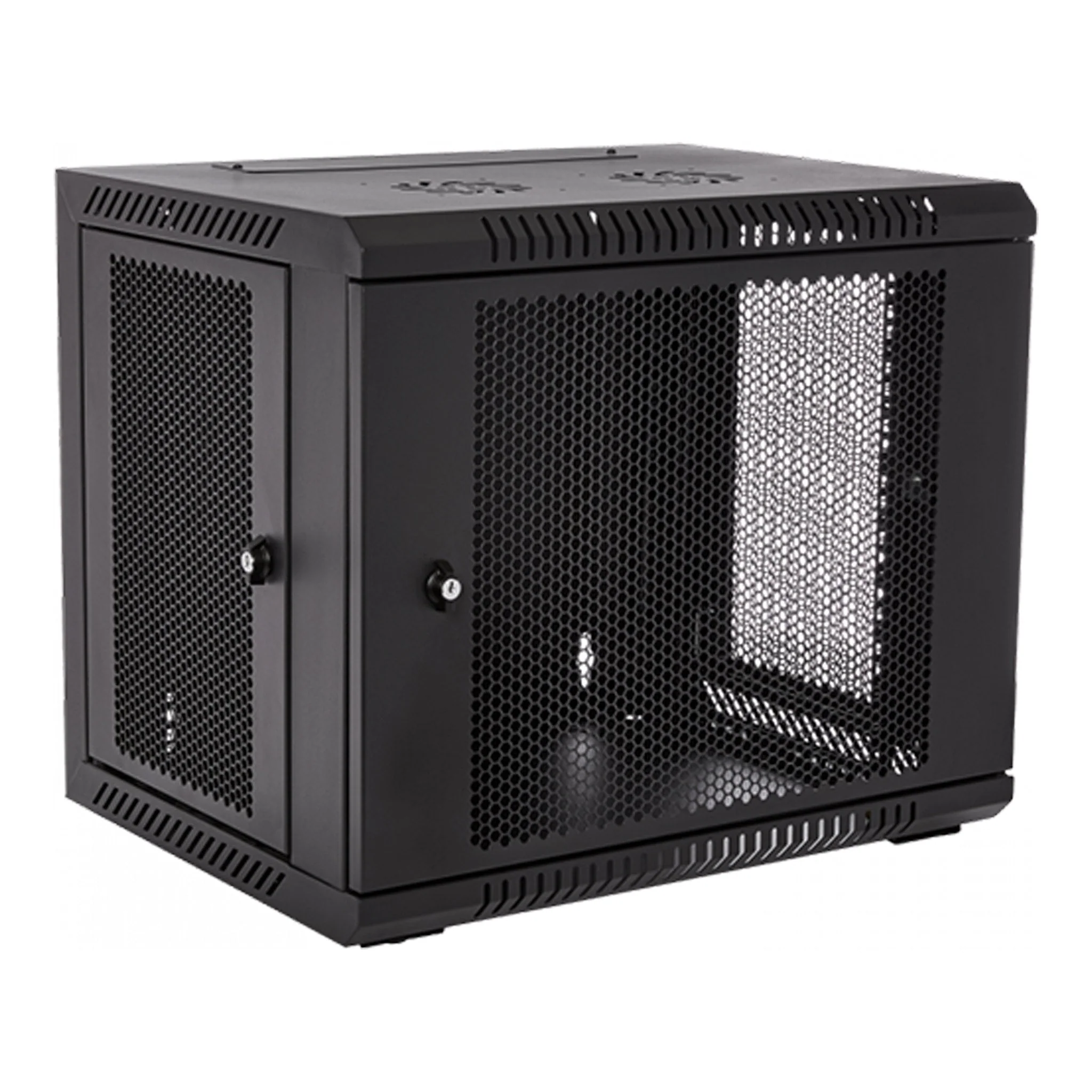 V7 RMWC9UV450-1N 9U Vented Wall Mount Rack Enclosure