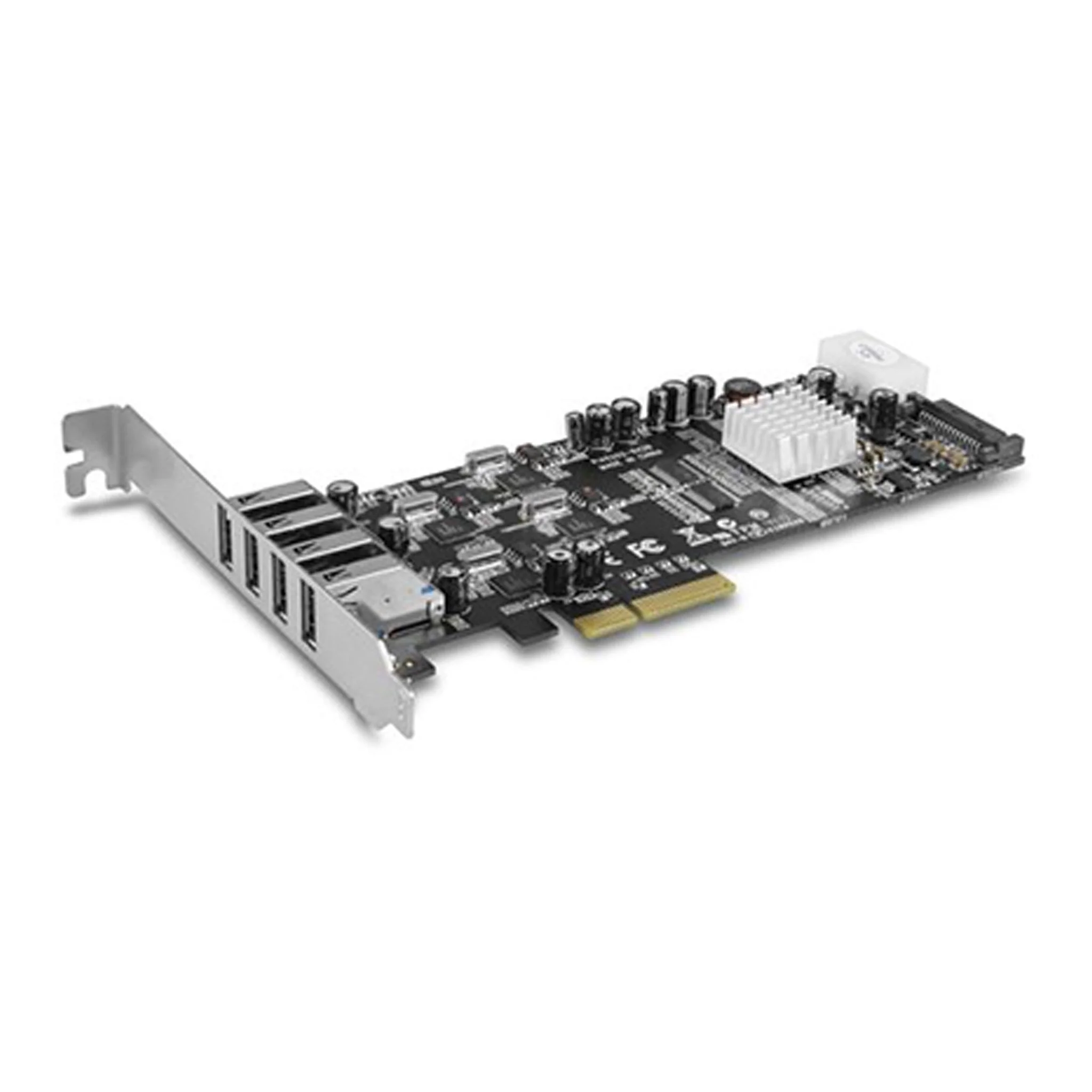 Vantec UGT-PCE430-4C 4-Port Quad Chip Dedicated 5Gbps USB 3.0 PCIe Host Card - Image 2