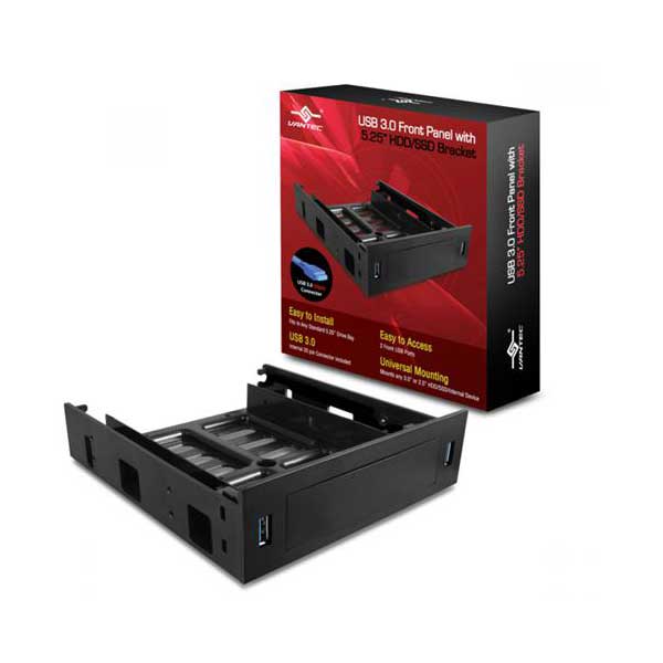 Vantec HDA-502H USB 3.0 Front Panel w/ 5.25" HDD/SSD Bracket