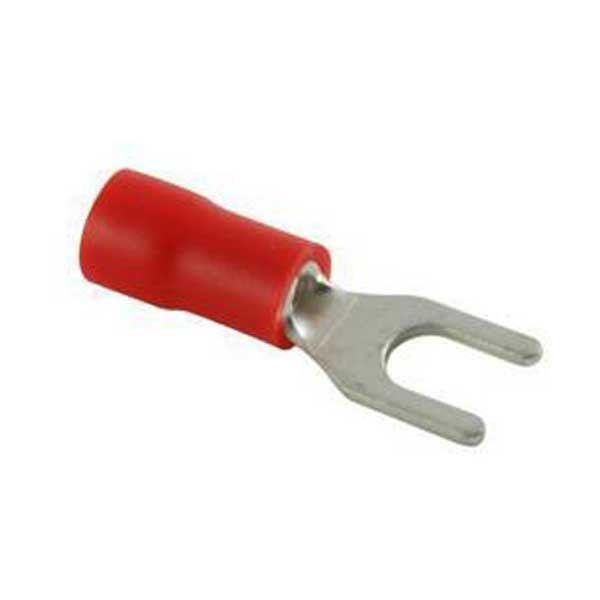 Vinyl Insulated Block Spade 12-10 AWG #8 Stud 100pc