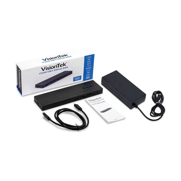 VisionTek 901381 VT2500 Triple Display USB-C Docking Station with Power Delivery - Image 5