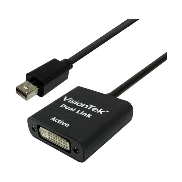 VisionTek Mini DisplayPort to Dual Link DVI-D Adapter