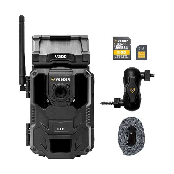 VOSKER V200 LTE Wireless Outdoor Security Camera with Bult-In Solar Panel - Image 2