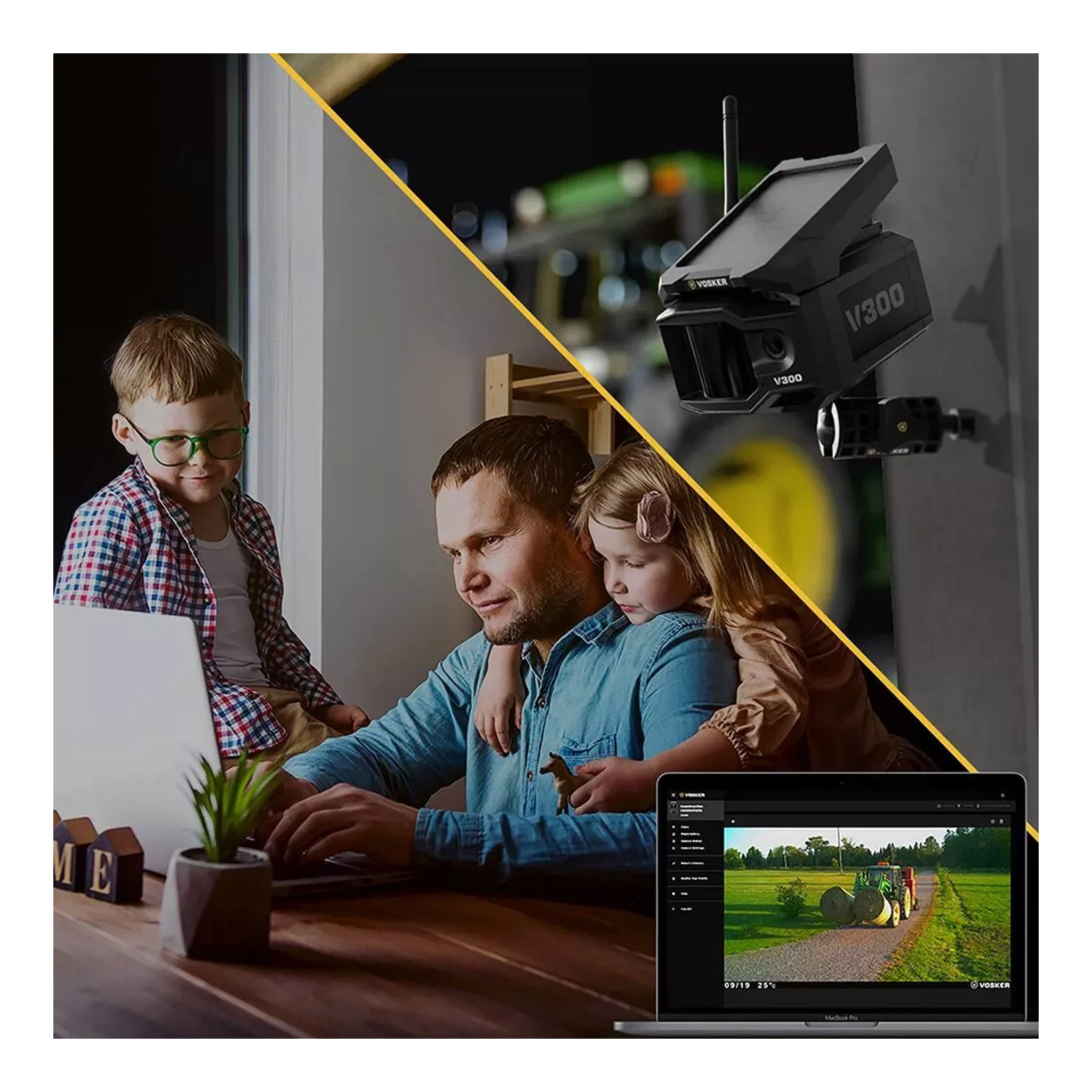 VOSKER V300 1080p Solar Powered 4G-LTE Cellular Outdoor Security Camera - Image 17
