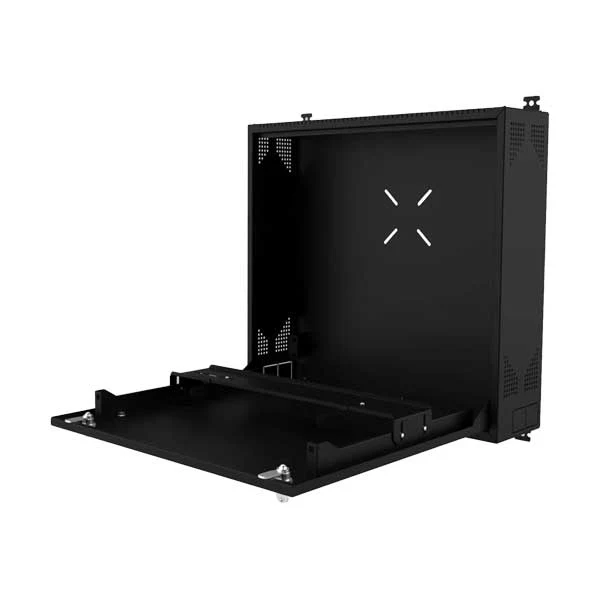 Wall Mount DVR Enclosure & Network Equipment Cabinet - Black - Image 2