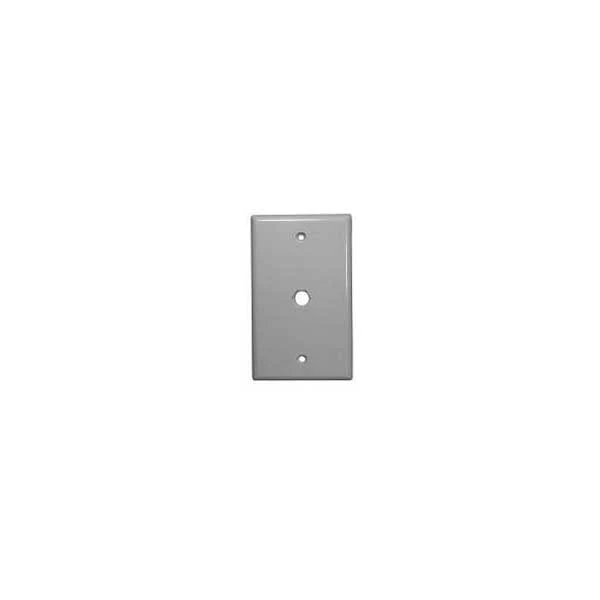 Wall Plate (White] 1 F81 Hole