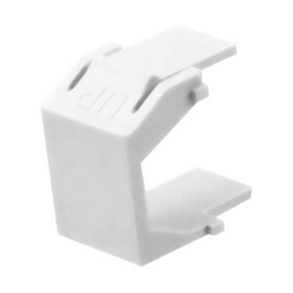 Wavenet FP00BWH-S Blank Keystone Wallplate Port/Cutout Filler - White