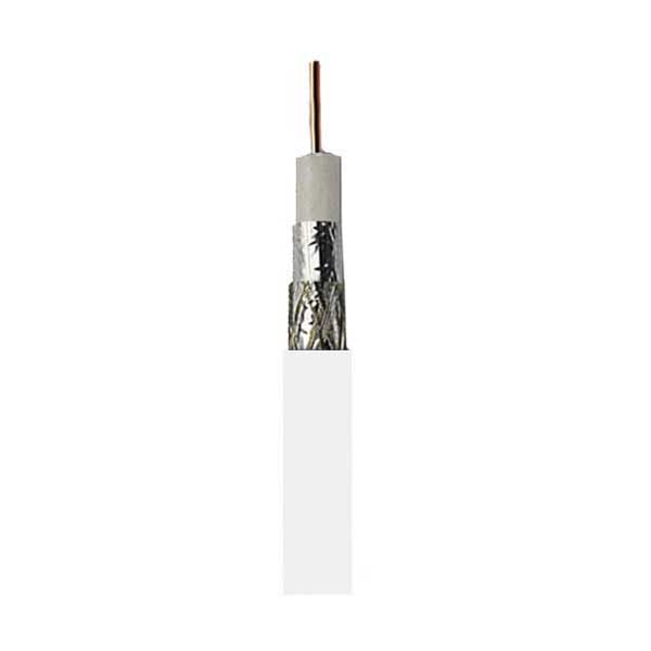 Wavenet RG6URWH-1K 1000ft RG-6/U 60% Dual-Shield Bare Copper Riser 75Ω CMR-Rated Coaxial Cable