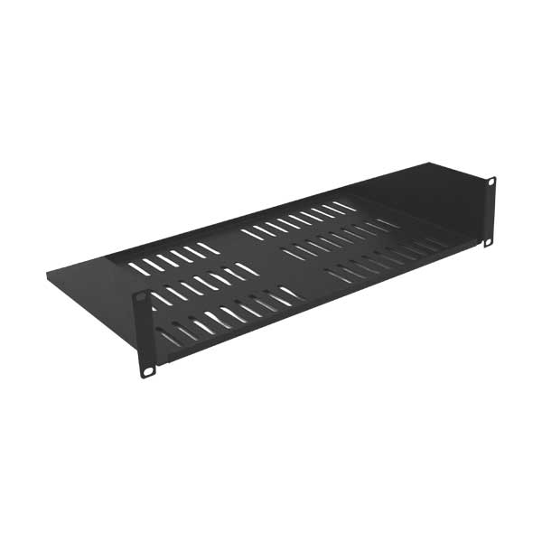 Wavenet SHELF-10SSV-N 10" 2U Vented Rack Shelf