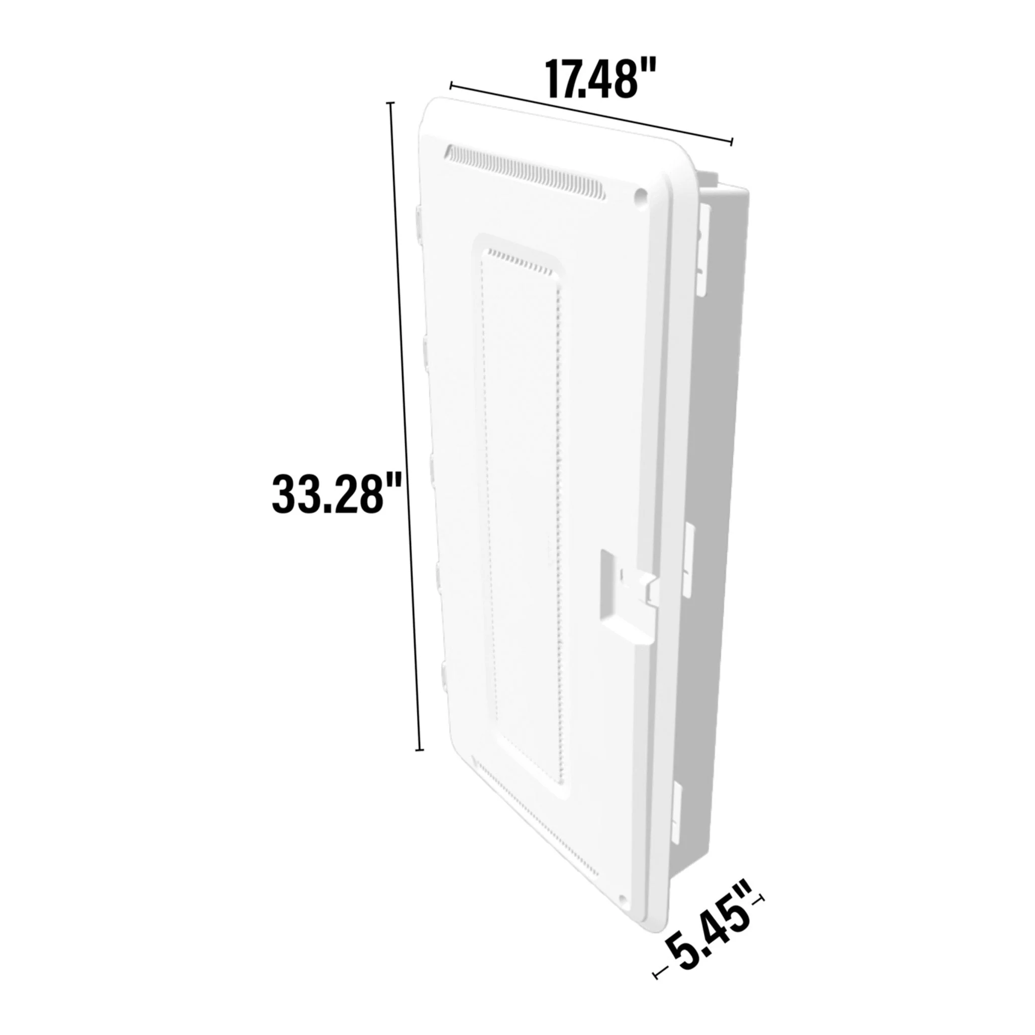 Wavenet WHWS30AEP-S 30" ABS Plastic Enclosure with Trim Ring and Hinged Door - Image 4