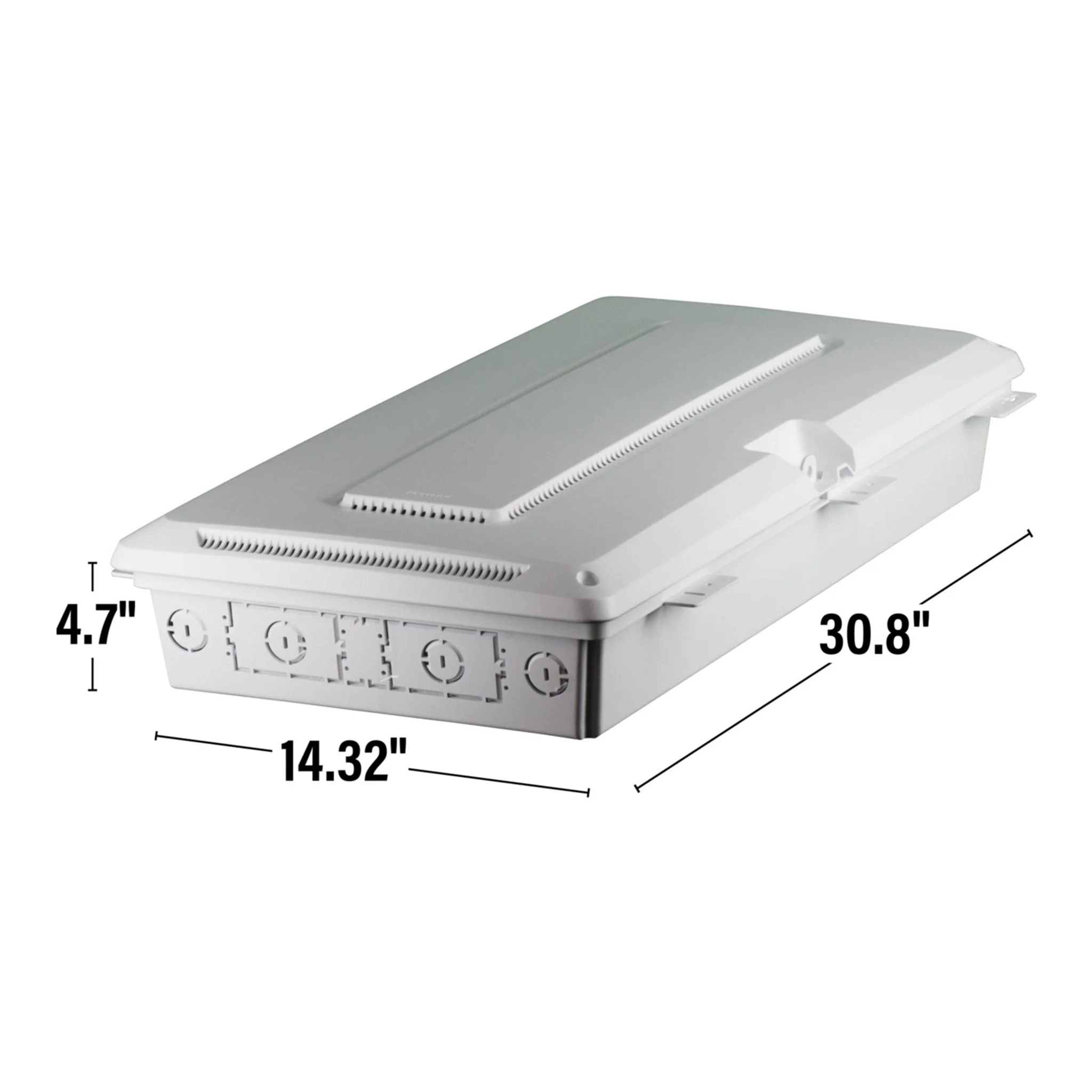 Wavenet WHWS30AEP-S 30" ABS Plastic Enclosure with Trim Ring and Hinged Door - Image 6