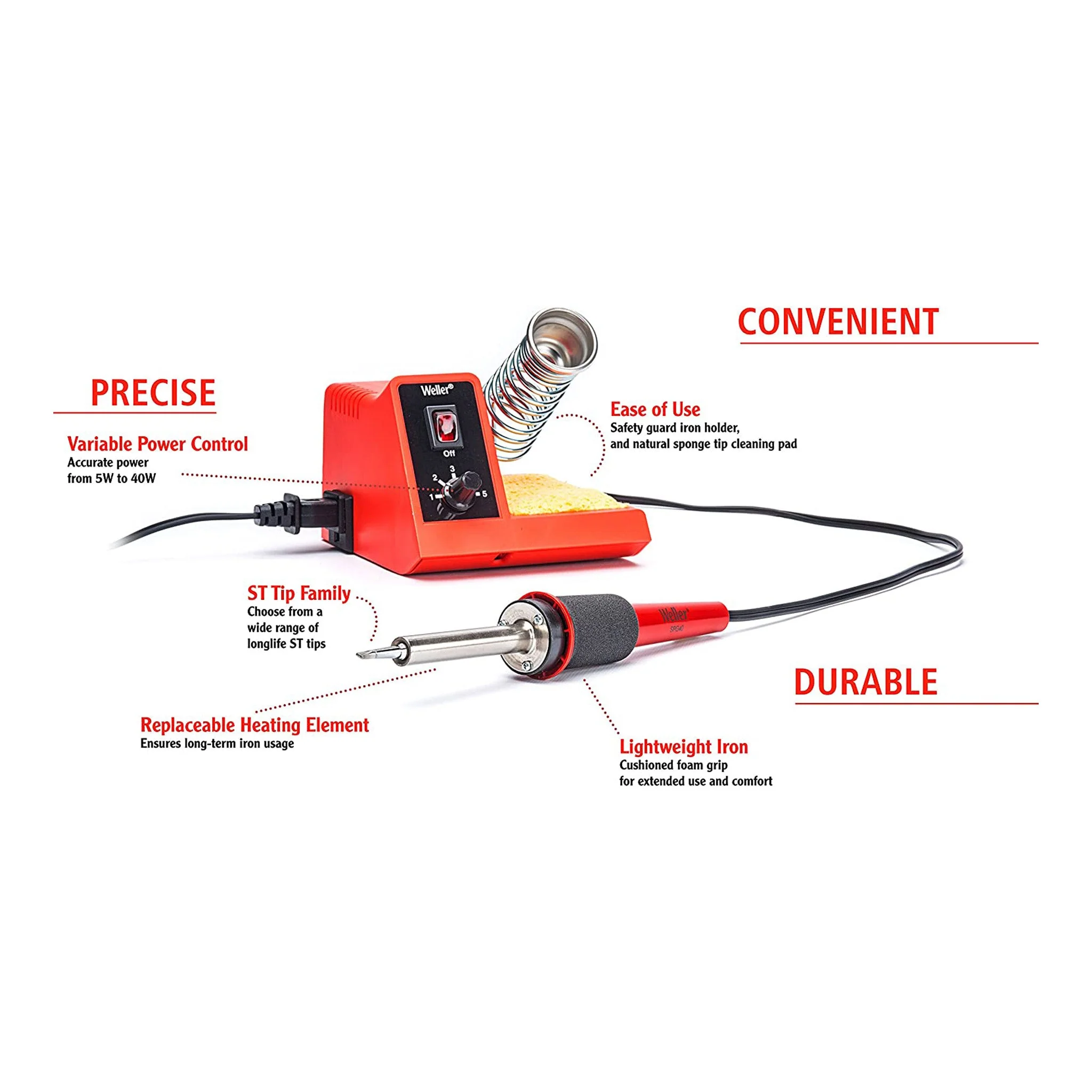Weller WLC100 40 Watt Soldering Station - Image 3
