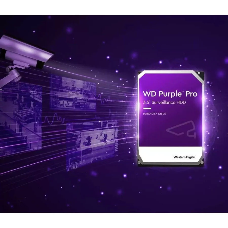 Western Digital WD101PURP 10TB 256MB Cache WD Purple Pro Surveillance Hard Drive - Image 3