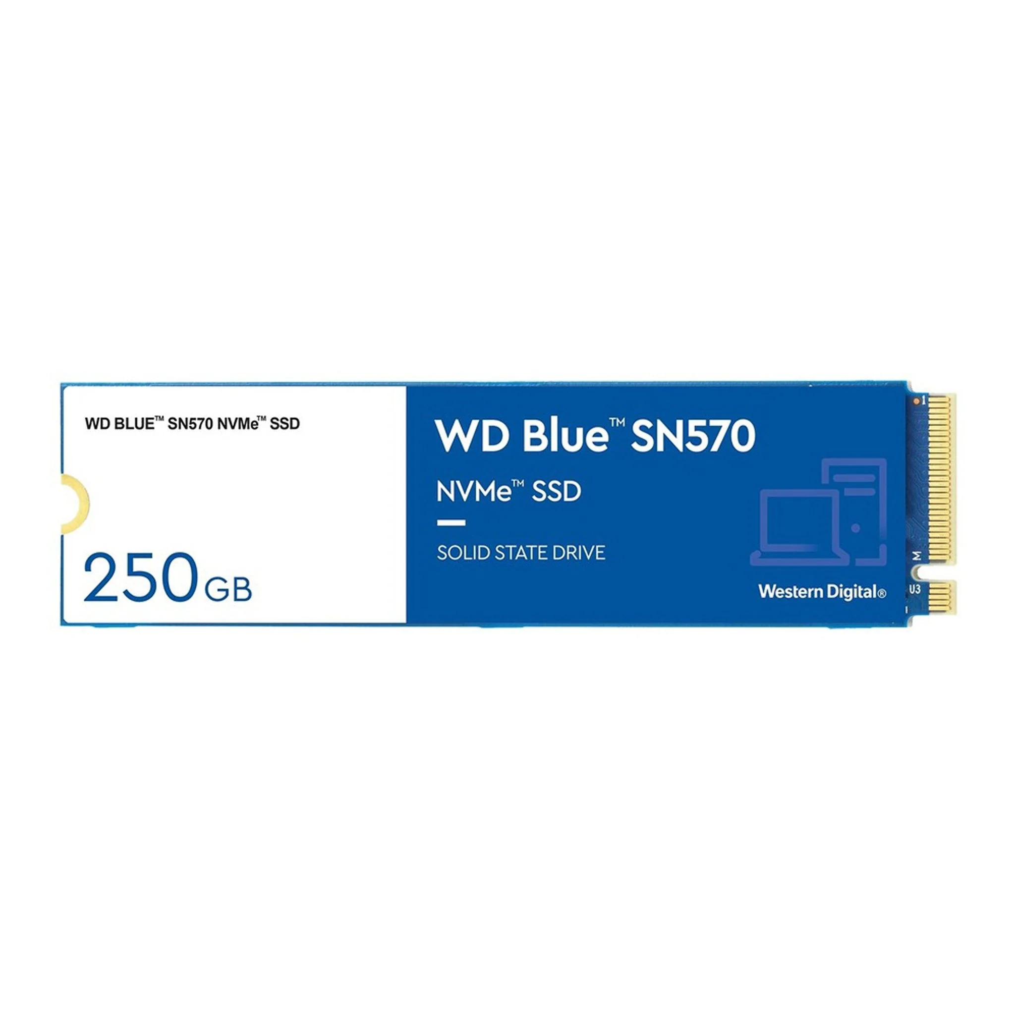 Western Digital WDS250G3B0C 250GB M.2 2280 NVMe WD Blue SN570 Solid State Drive