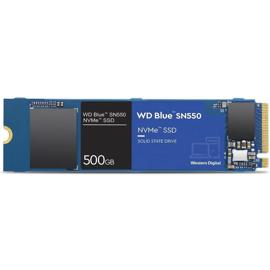 Western Digital WDS500G2B0C 500GB M.2 2280 WD Blue SN550 PCIe NVMe SSD - Image 3