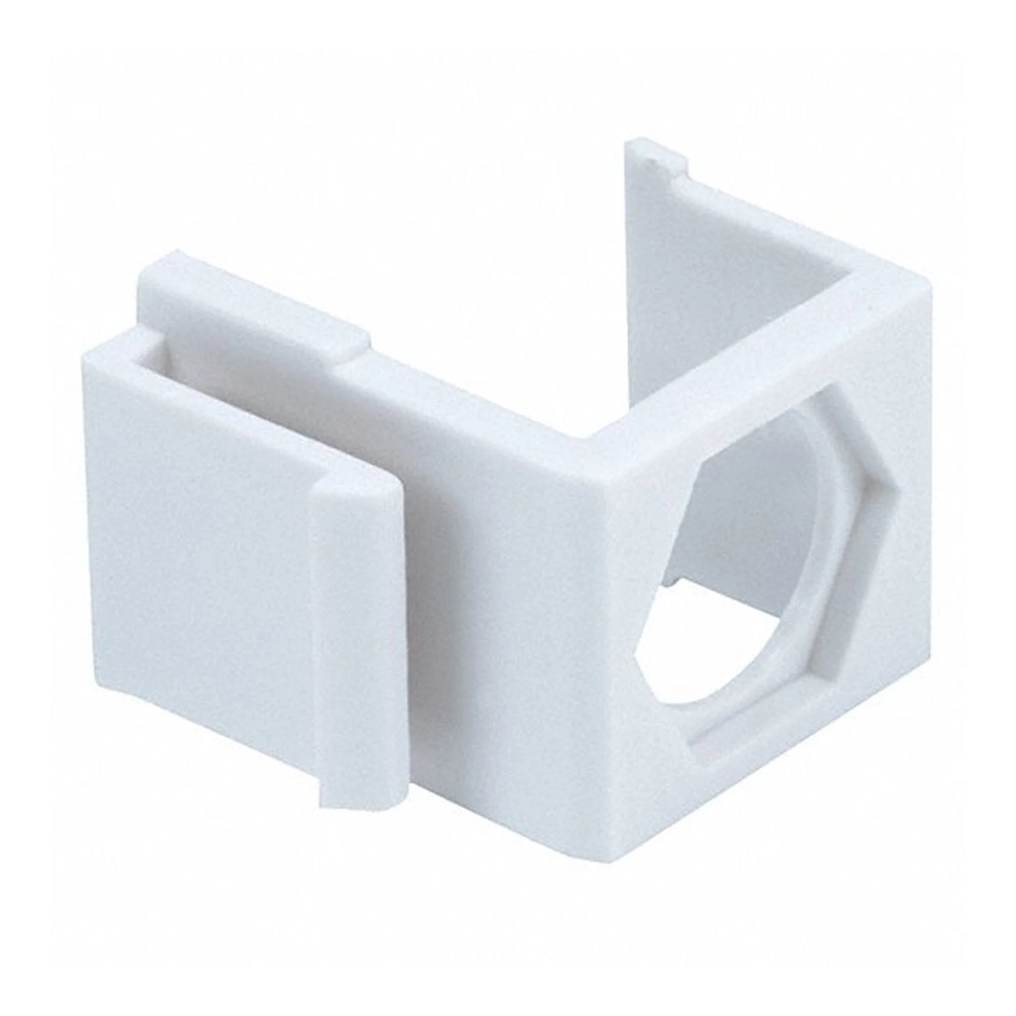 WHITE UNLOADED F CONN INSERT