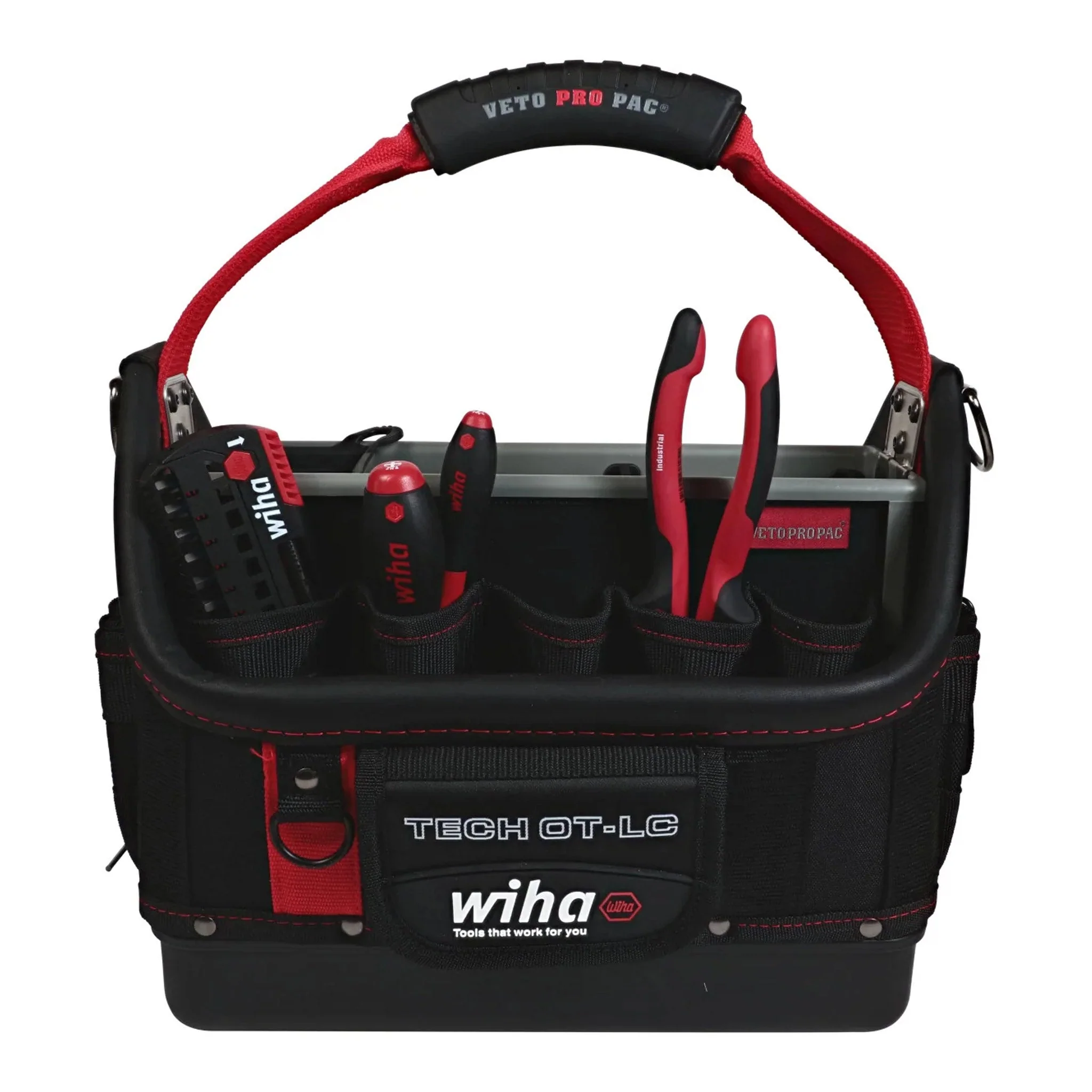 Wiha 91239 11-Piece RedStripe Jumbo Tech OT-LC Tote Tool Kit - Image 3