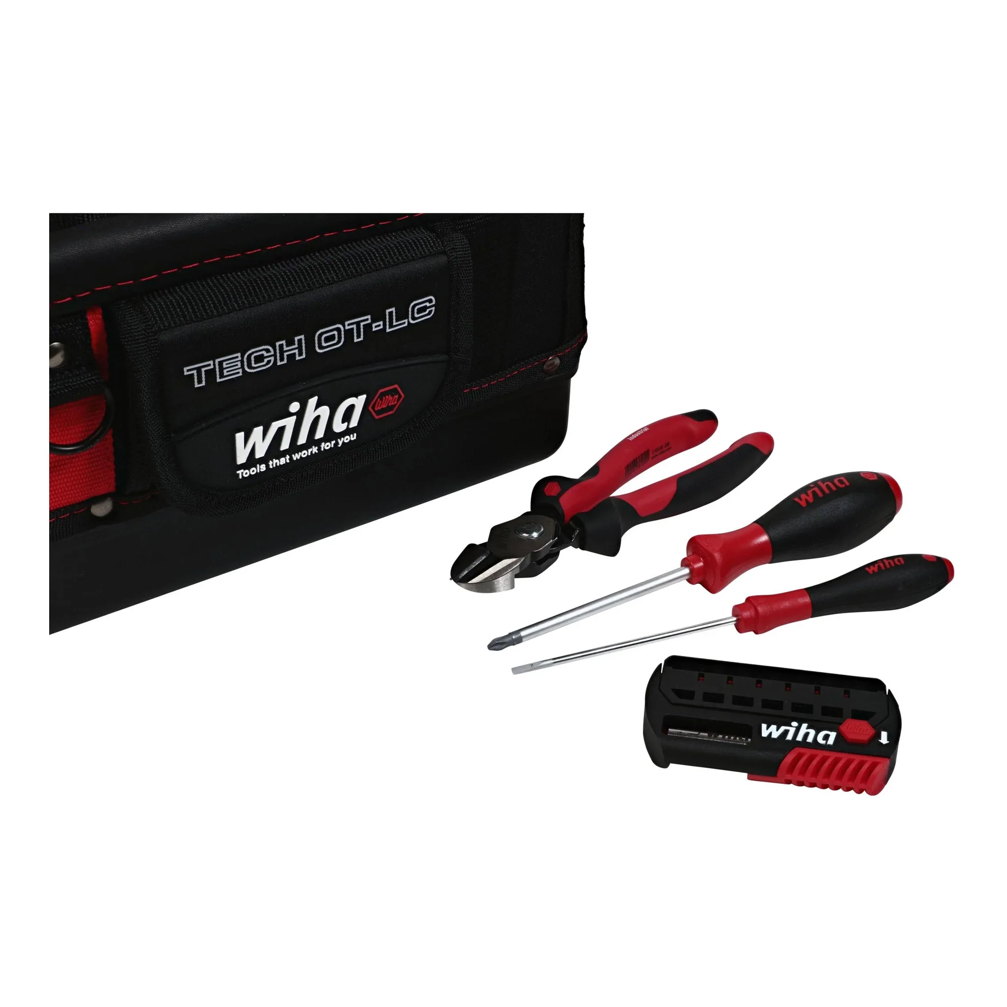Wiha 91239 11-Piece RedStripe Jumbo Tech OT-LC Tote Tool Kit - Image 4