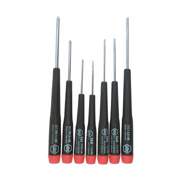 Wiha Precision Slotted/Phillips Screwdriver 7-Piece Set