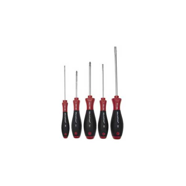 Wiha SoftFinish Cushion Grip 5-Piece Driver Set