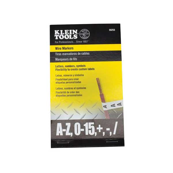 Klein Tools 56253 Wire Markers, Letters, Numbers and Symbols