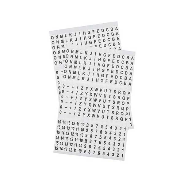 Klein Tools 56253 Wire Markers, Letters, Numbers and Symbols - Image 2