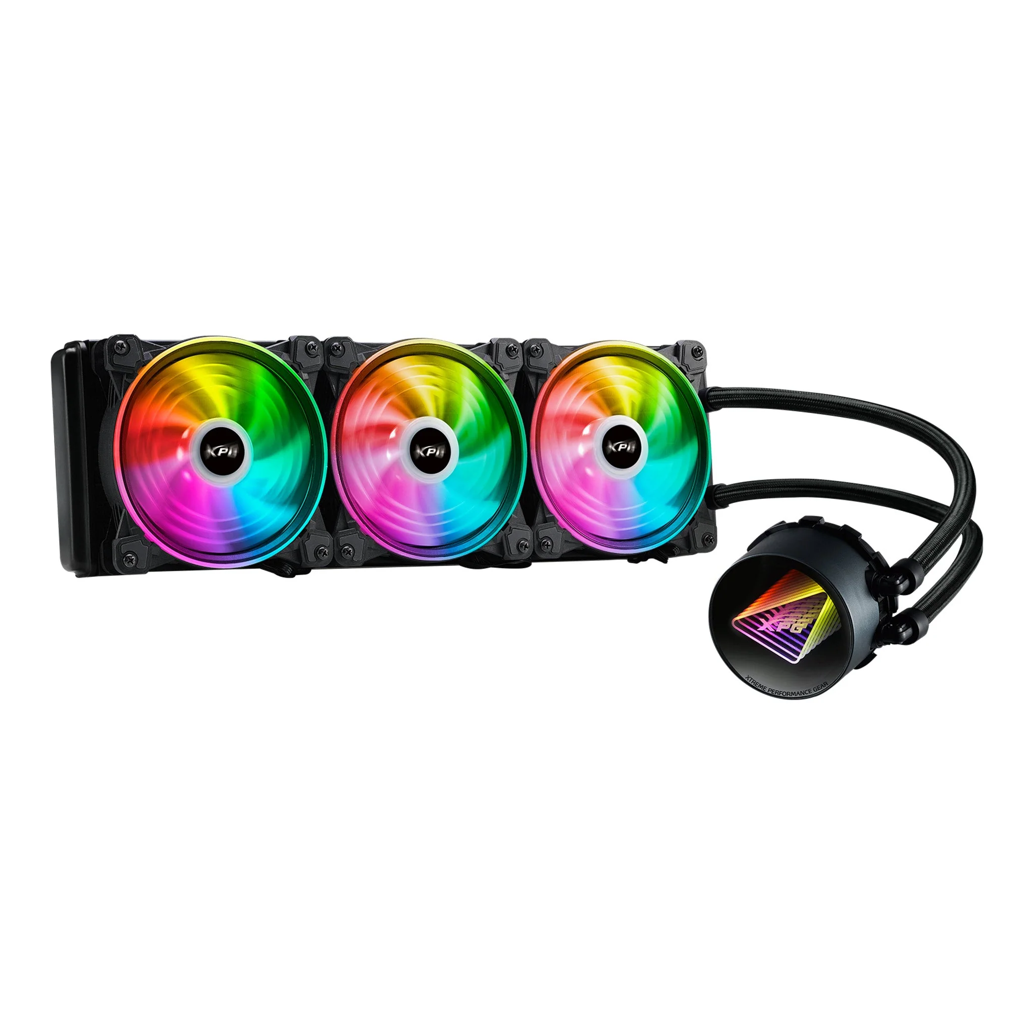 XPG Levante X Black 360mm ARGB All-in-one Liquid CPU Cooler - Image 2